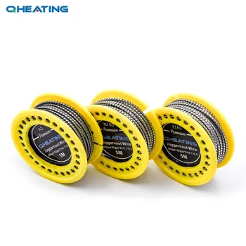 

Qheating newest 5m/roll A1/NI80/SS 316L Juggernaut Wire for RDA RBA Rebuildable Atomizer Clapton wire Coil Tool