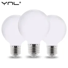 LED Bulb Lamp E27 AC 220V 110V 85-265V G80 G95 G125 Ampoule Lampada LED Light Bulb Bombilla Lamp Cold/Warm White For Chandelier