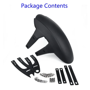 

Pro Universal Motorcycle Rear Wheel Cover Splash Guard Fender Mudguard +Bracket\t
