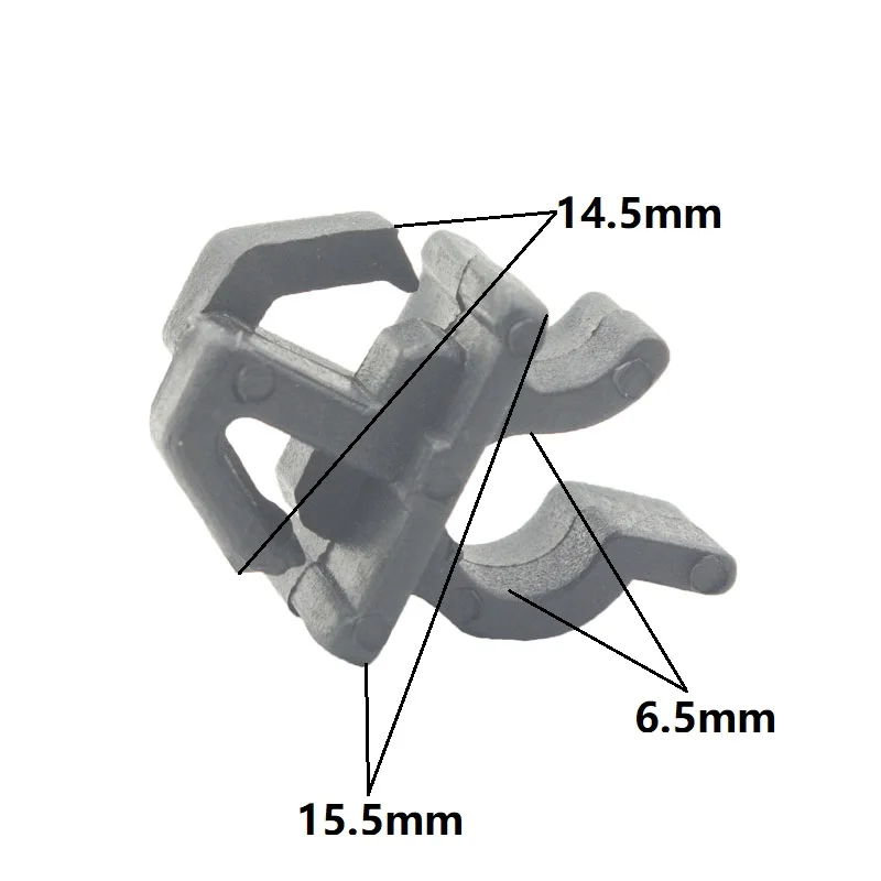 KE LI MI 30x Автомобильная пластиковая крышка капота Опора стержень поддержка провода зажим черный фиксатор крепеж для Toyota - Название цвета: Black