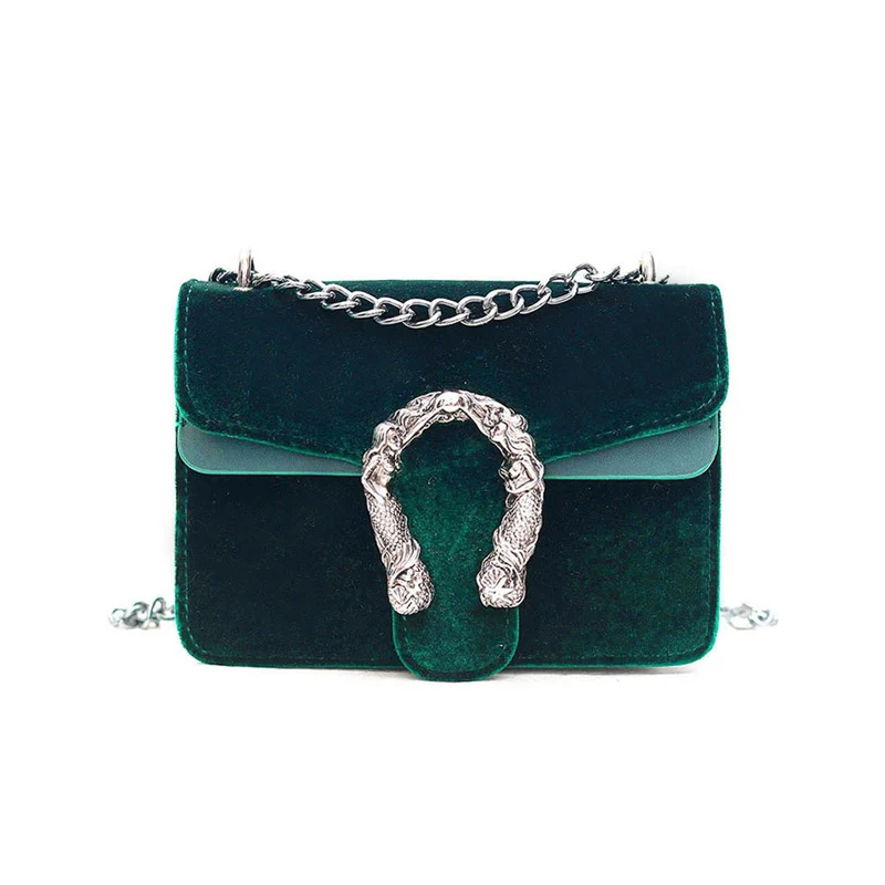 Fashion Women Hot U Lock Leather Shoulder Bag INS Popular Luxury Female Design Personality Handbag Ladies Chain Crossbody SS3499 (4)