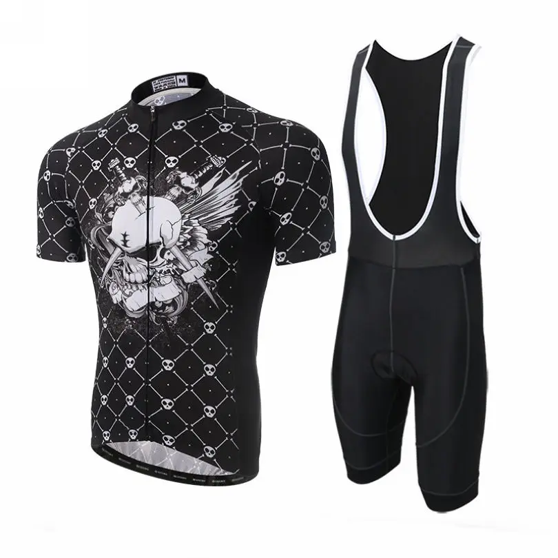 skeleton cycling shorts