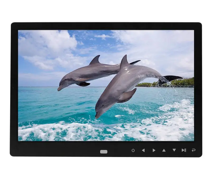 EastVita 12 дюймов 1080 P HD Цифровая фоторамка с пультом дистанционного управления Поддержка 32 г SD и USB для фотографий и видео