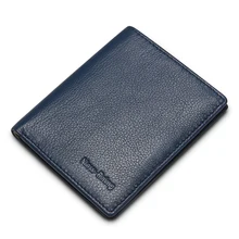 NewBring кожаный бумажник для мужчин многофункциональный мини ID кошелек женщин деньги Кредитная карта кошелек мужской