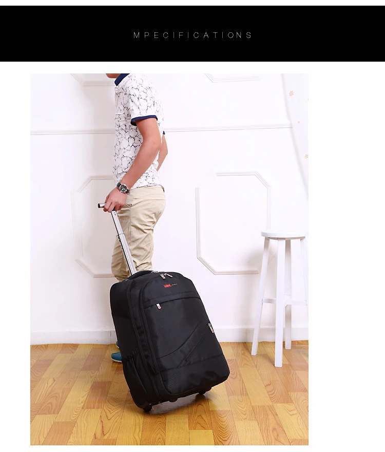 Мужская Дорожная сумка MAGIC UNION, рюкзак на колесиках, Большая водонепроницаемая школьная сумка для книг, дорожная сумка для переноски багажа, чемодан