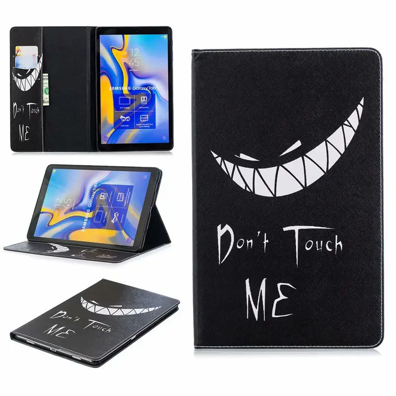 Откидная Сова Сумка-медведь для Samsung Galaxy Tab A A2 10," T590 T595 T597 SM-T595 Smart Cover Funda Tablet Sleep Wake Stand Shell