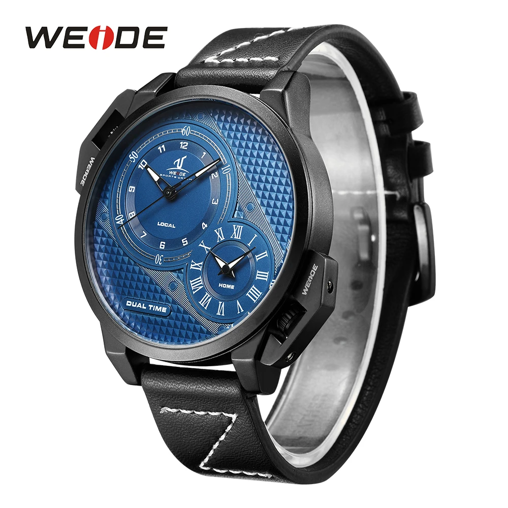 

WEIDE Sports Model Business Clock Auto Date Quartz Analogue Digital Blue Dial Men Military Army Wristwatches Relogios masculinos