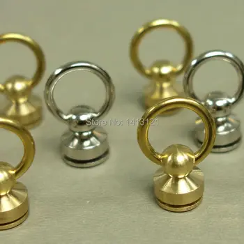 

free shipping brass swivels ring lock Pacifier nail buckle D ring handmade bag luggage bag hanger diy hardware garment part