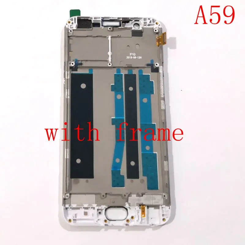 Для OPPO F1s A59 ЖК-дисплей + дигитайзер сенсорный экран рамка Полная сборка A1601 LCD |