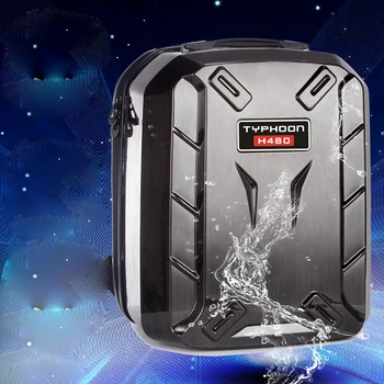 

YUNEEC TYPHOON H H480 rc drone Hard Shell Backpack Waterproof Shoulder Bag Case hardshell box without EVA