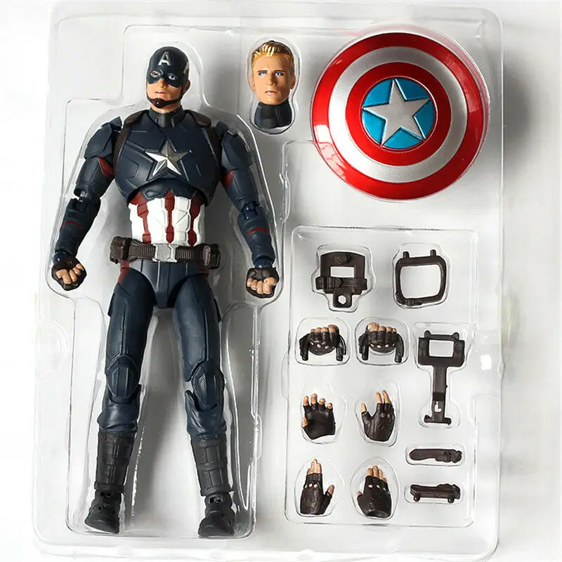 Civil War SHF Toy in Box 6/" S.H.Figuarts Black Panther Figure Captain America