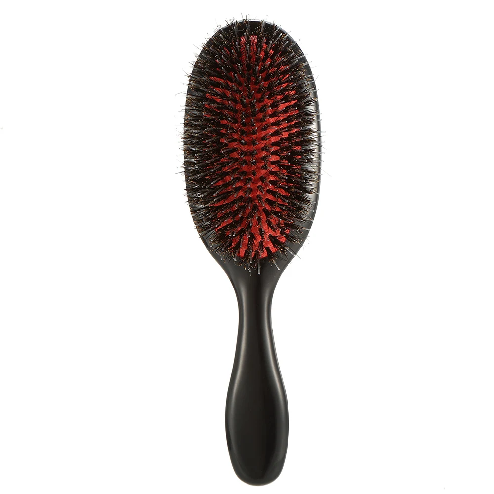 Hair brush For Beauty Scalp Massage Hairbrush Comb Oval Anti-static Paddle Comb Hair Styling Tool Boar Bristle & Nylon HairBrush 2