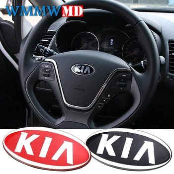 

3D Car Steering Wheel Badge Emblem Badge Sticker For KIA OPTIMA CERATO SORENTO SOUL K2/K3/K4/K5 Venga Auto accessories