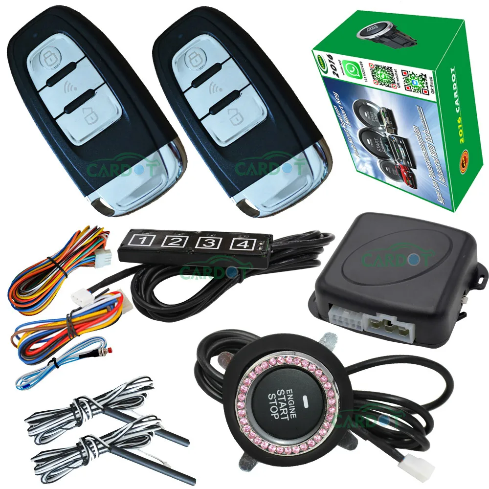 imágenes para Pasiva de entrada sin llave y pulsador de parada de inicio del sistema de llave inteligente de identificación reconocido remoto de arranque y parada del motor imágenes para Pasiva de entrada sin llave y pulsador de parada de inicio del sistema de llave inteligente de identificación reconocido remoto de arranque y parada del motor
