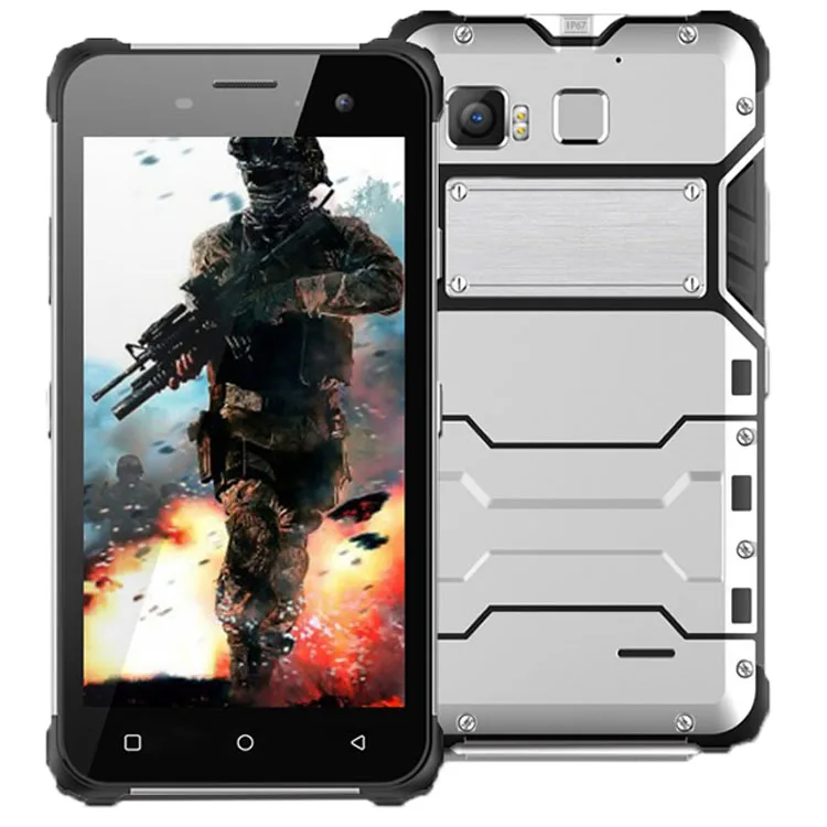 JEASUNG D6 прочный телефон IP68 Восьмиядерный Android 6,0 Водонепроницаемый 4G LTE ударопрочный 4G ram 64G rom 13MP NFC отпечаток пальца Магнитный OEM - Цвет: Silver