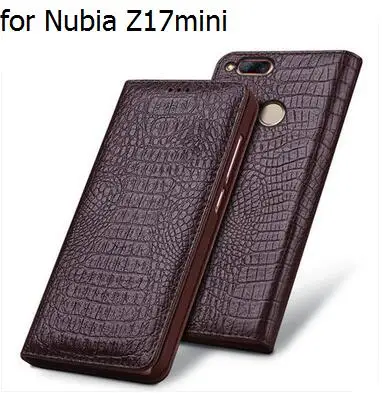 Модный чехол из натуральной кожи для телефона Nubia Z17mini откидные чехлы телефонов ZTE
