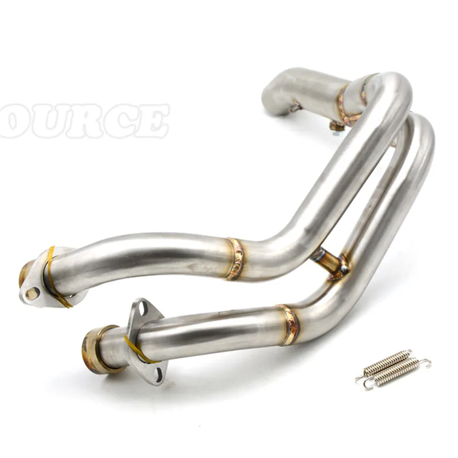 Free shipping Motorcycle middle of the exhaust pipe motorbike mid pipe