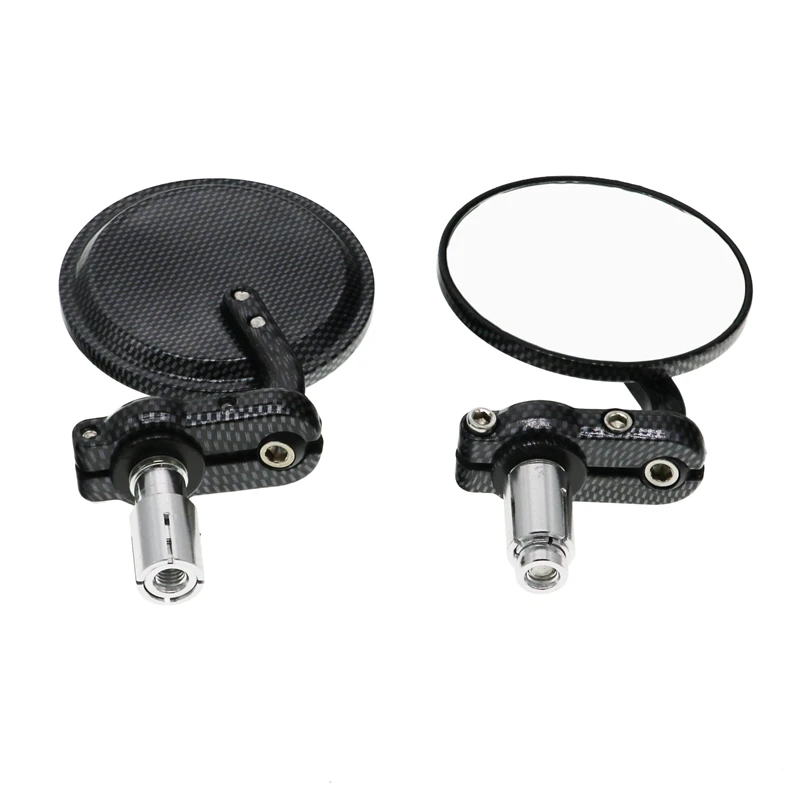 Motorcycle Mirrors Universal Aluminum 1 Pair