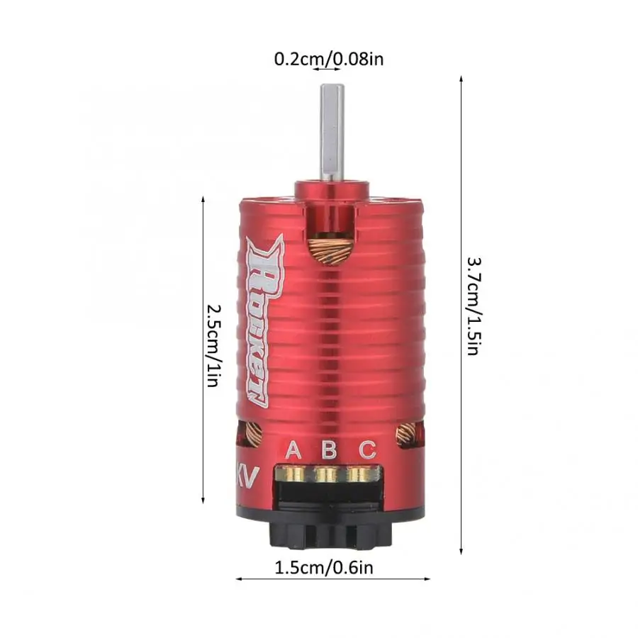 RC части RC игрушка аксессуар ракета MINI-Z 3500KV 2 полюсный бесщеточный двигатель для 1/24 1/28 RC модели автозапчасти