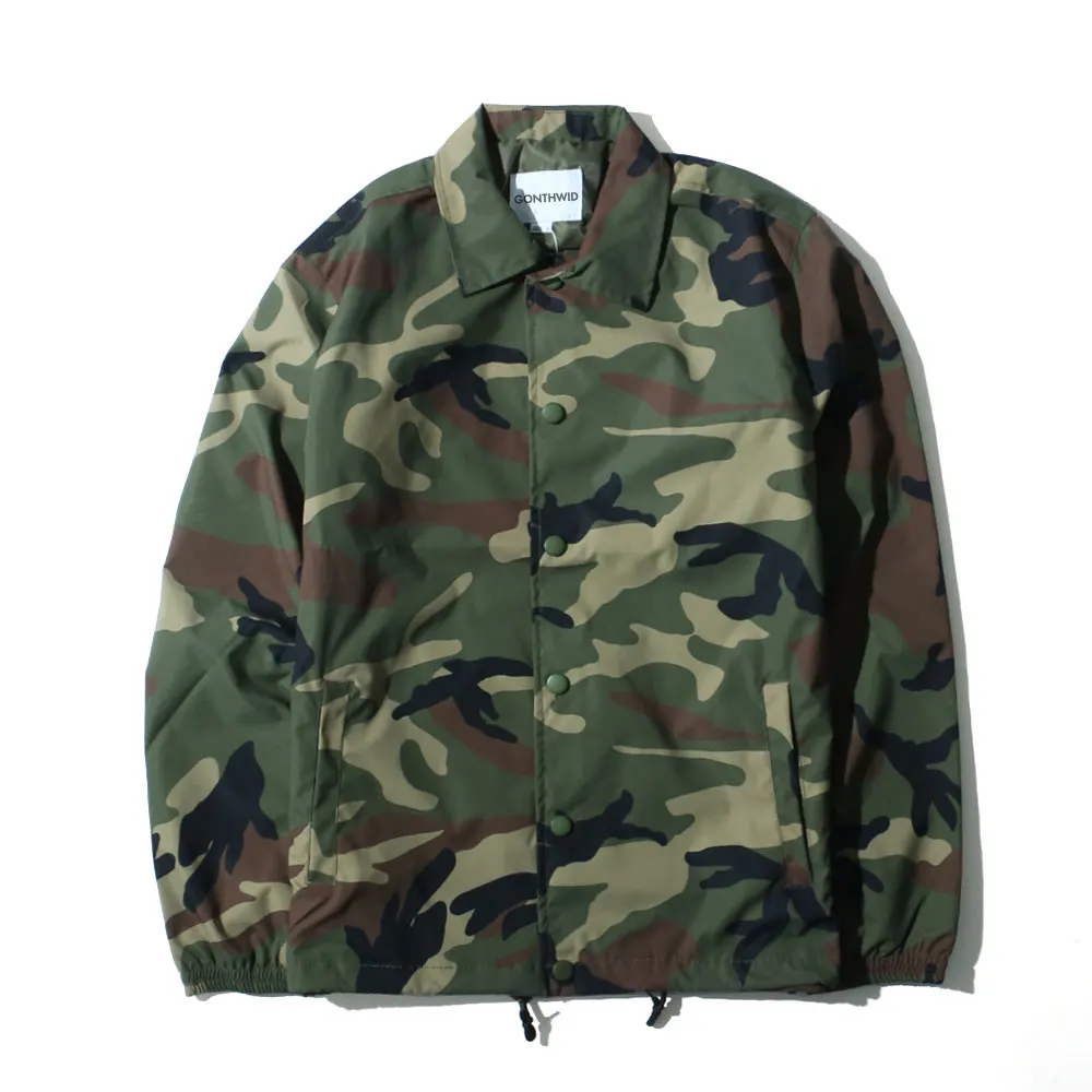 Color Camo Windbreaker Coaches Jackets 7