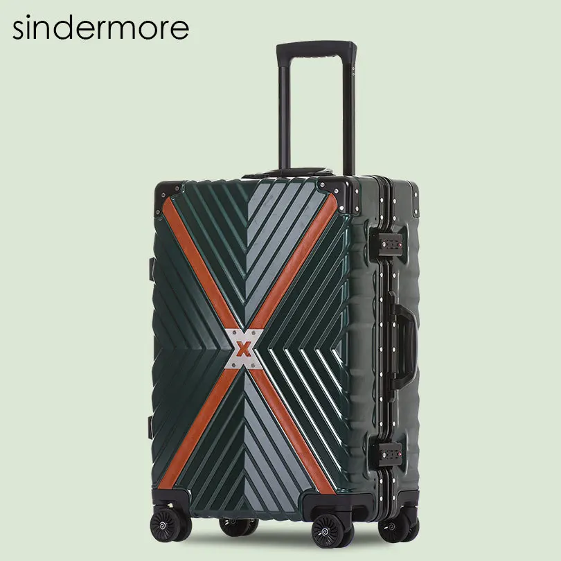 Sindermore 20" 24" 26" 29" Aluminum Frame Carry On Rolling Hardside
