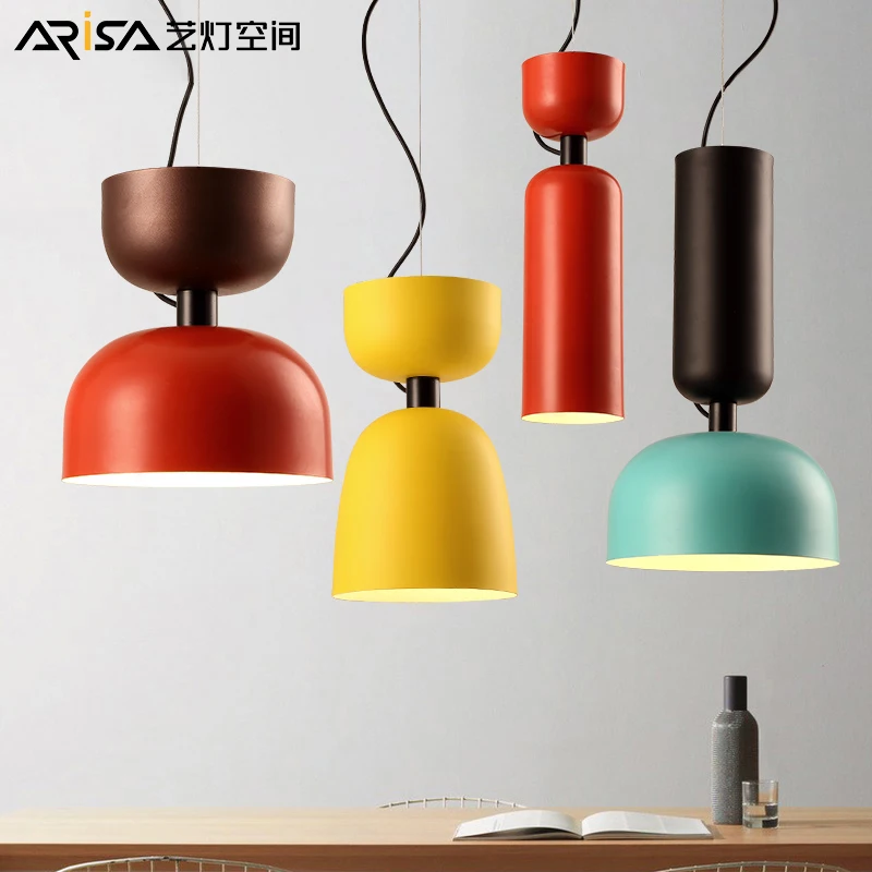 

Modern LED Nordic lamps living room Fixtures restaurant hanging Lights bar Cafe Lighting bedroom Novelty Pendant Lights