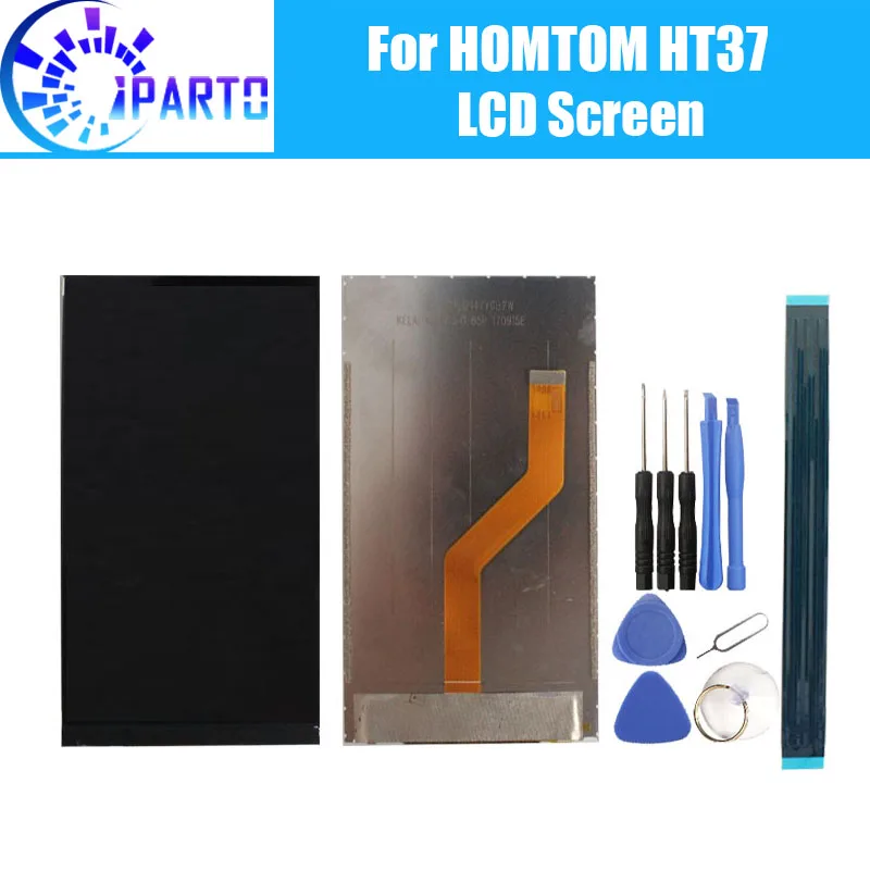 

HOMTOM HT37 LCD Screen 100% Original LCD Digitizer Glass Panel Replacement For HT37 +tool+adhesive.
