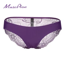 S-2XL! seamless low-Rise women’s sexy lace lady panties seamless cotton breathable panty Hollow briefs Plus Size girl underwear