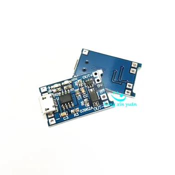 

10 pcs 5V Micro USB 1A 18650 Lithium Battery Charging Board With Protection Charger Module