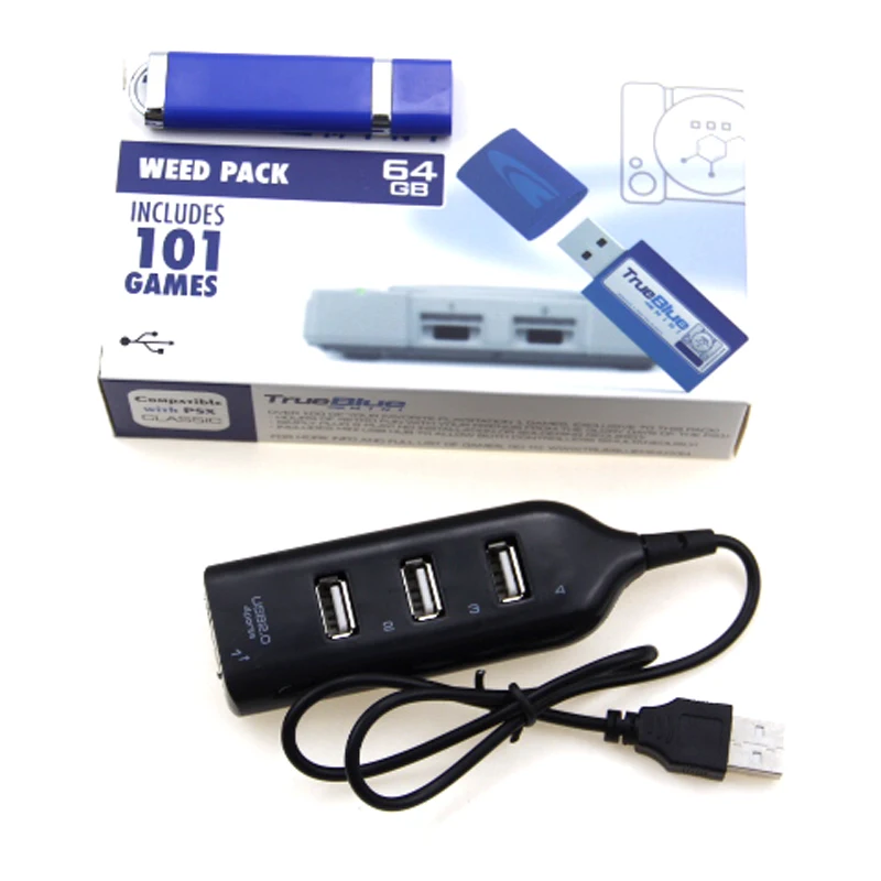 

True Blue Mini Crackhead Pack 101 Games /Meth Pack 101 Games/32G Fight Pack 58 Games for PlayStation Classic Games & Accessories