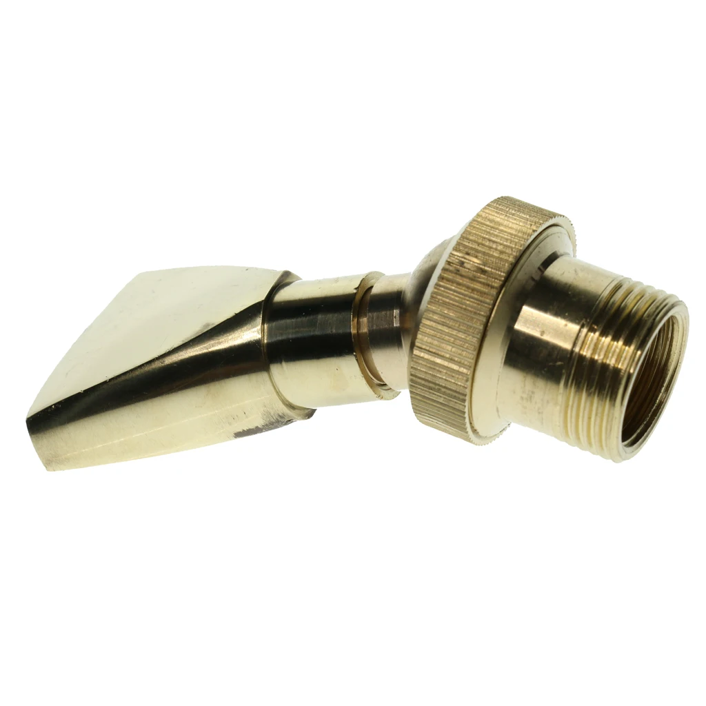 2Pcs Brass 2Pcs Fan Shape Spring Fountain Pond Nozzle Sprinkler Spray Head Home Garden Watering Irrigation Accessories