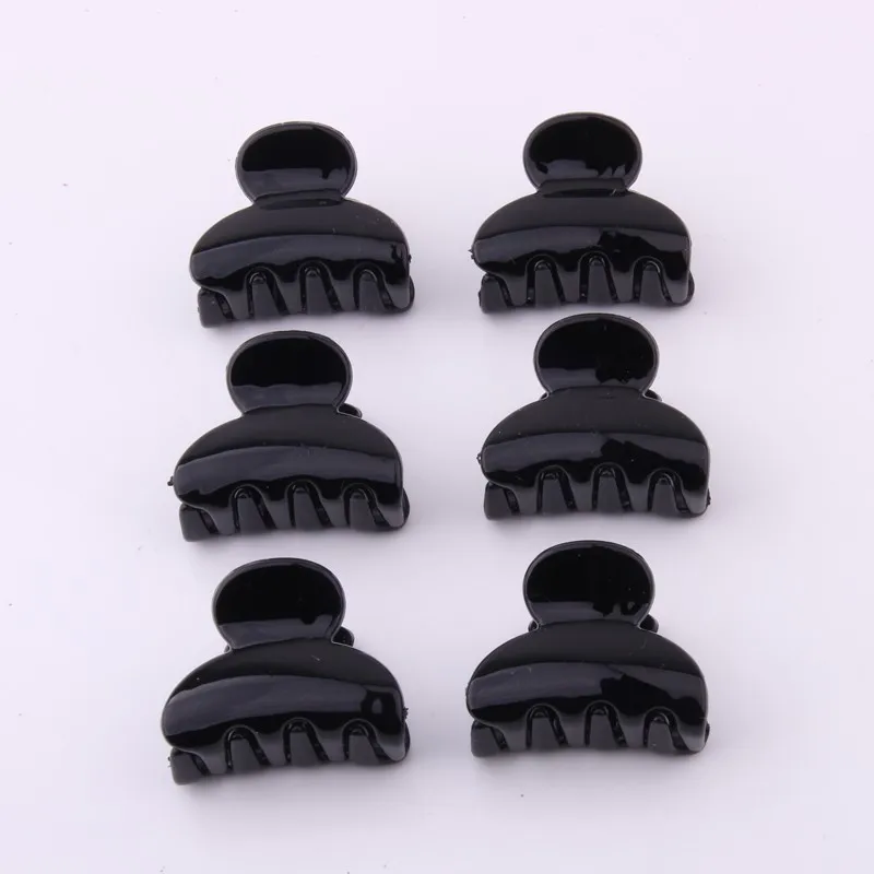 

2019 New Arrival Hair Claw For Women Solid Black Plastic Crab For Hair Strong Bit Force Hair Clamp Hairpin Accessories