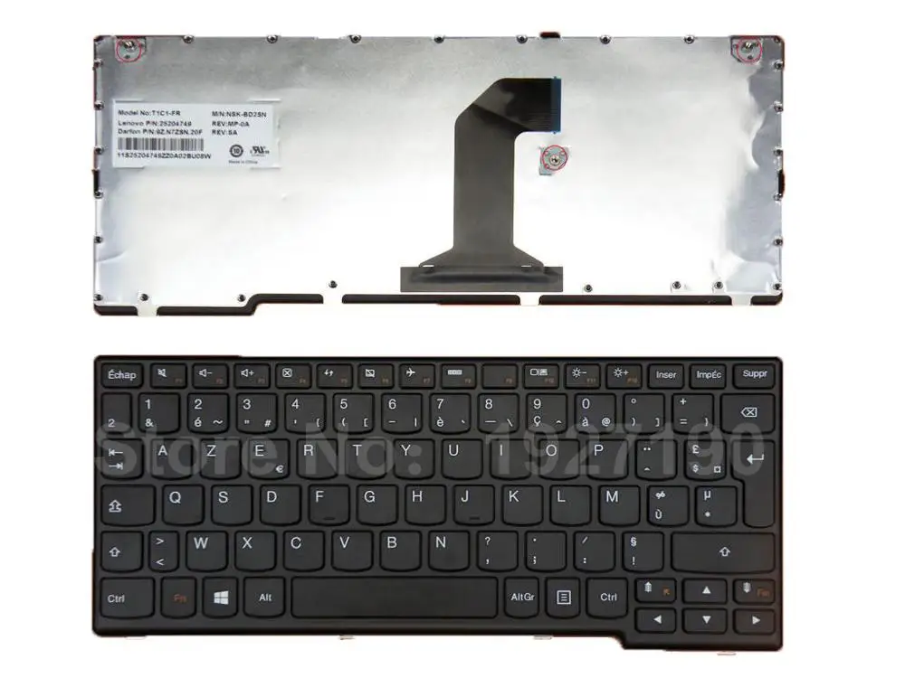 Buy FR French Keyboard Laptop for LENOVO YOGA 11 BLACK