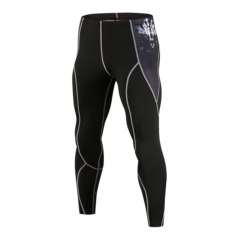 

New men's running tights, quick-drying, breathable fitness, bodybuilding pants, large size sports trousers