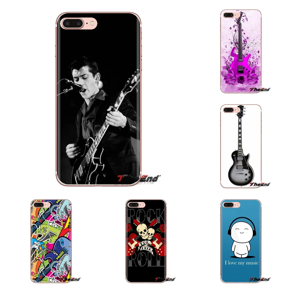 Для Huawei G7 G8 P7 P8 P9 P10 P20 P30 Lite Mini Pro P Smart Plus 2017 2018 2019 Чехлы для гитары рок музыки