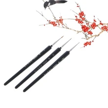 Профессиональный набор кистей для красок из волчьей шерсти 3 размера