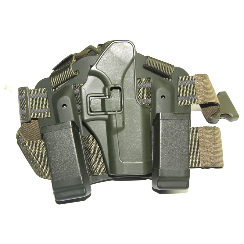 Tactical CQC Leg Thigh Duty Holster Airsoft Gun Hunting Holster For Glock 17 18 19 23 32 36