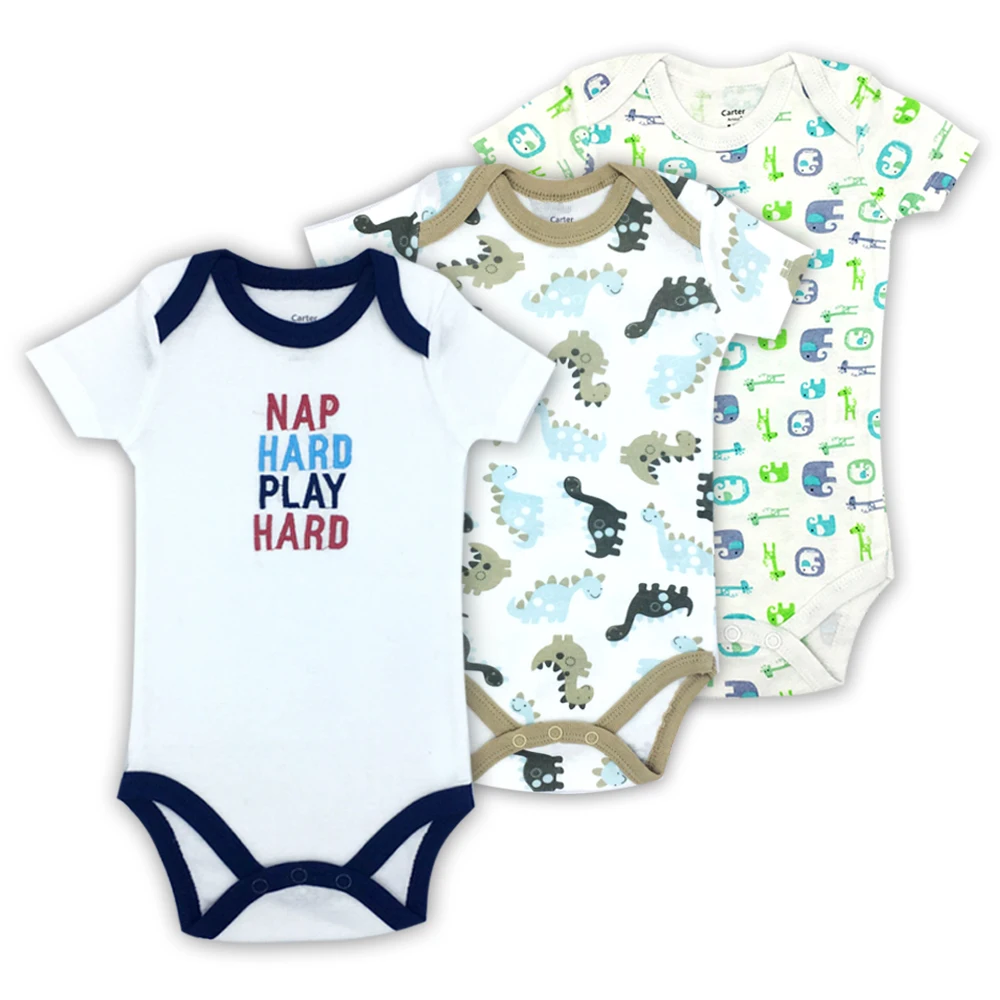 Детские боди, комбинезон для новорожденных комбинезон короткий рукав облегающий костюм Одежда для малышей летний комплект хлопок Наборы для младенцев