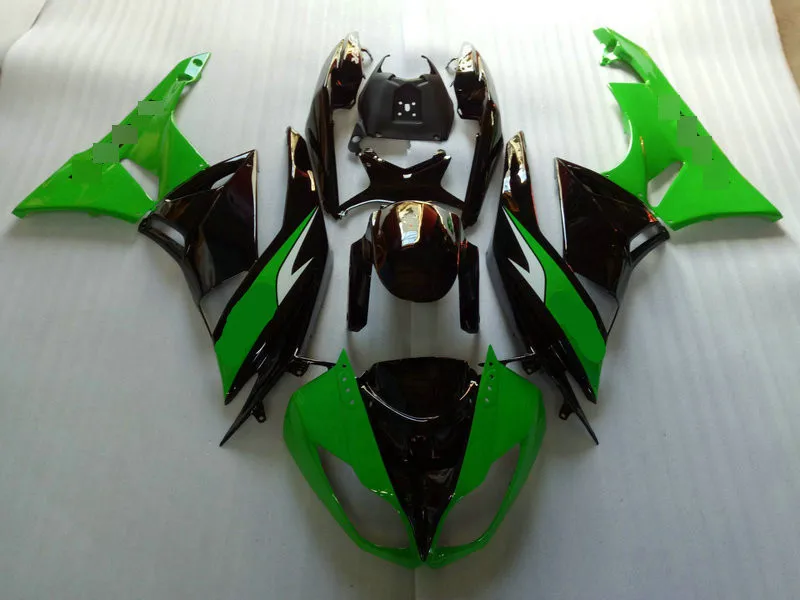 Комплект обтекателей для мотоцикла KAWASAKI Ninja ZX6R 636 09 10 12 ZX 6R 2009 2010 2011 2012 зеленый
