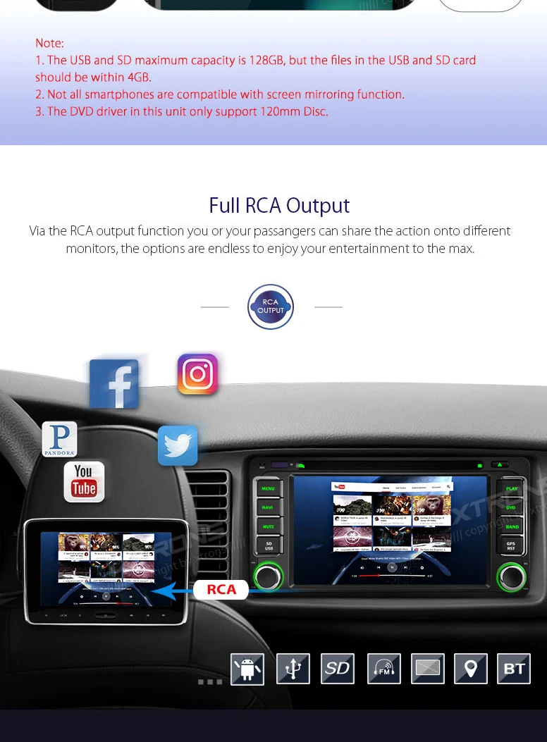 Clearance 6.2" Android 7.1 OS Car DVD Multimedia for Toyota Corolla 2000-2006 & Prado 1996-2009 & 4Runner 2002-2009 & Sequoia 2003-2007 11