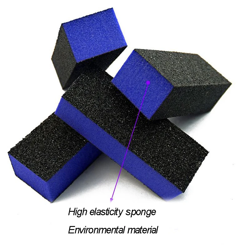 

10pcs/lot Mix Colors 3 Side Buffer Grit Sanding Sponge Nail Buffer File Nails Art Nail Polishing Block Pedicure Manicure Tools
