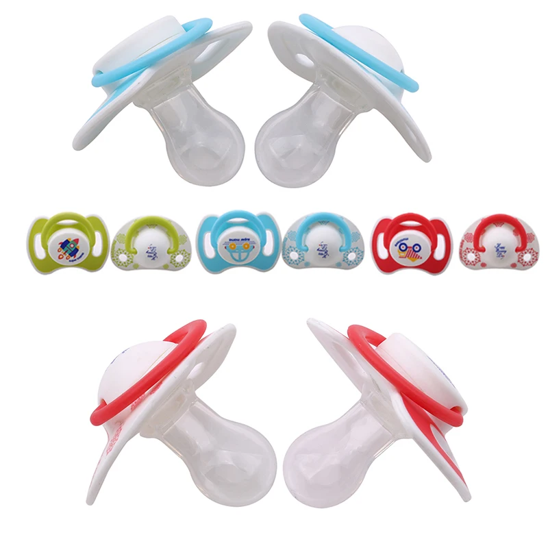 2pcs Baby Pacifier Butterfly Shape Silicone Nipple Feeding Toy Funny