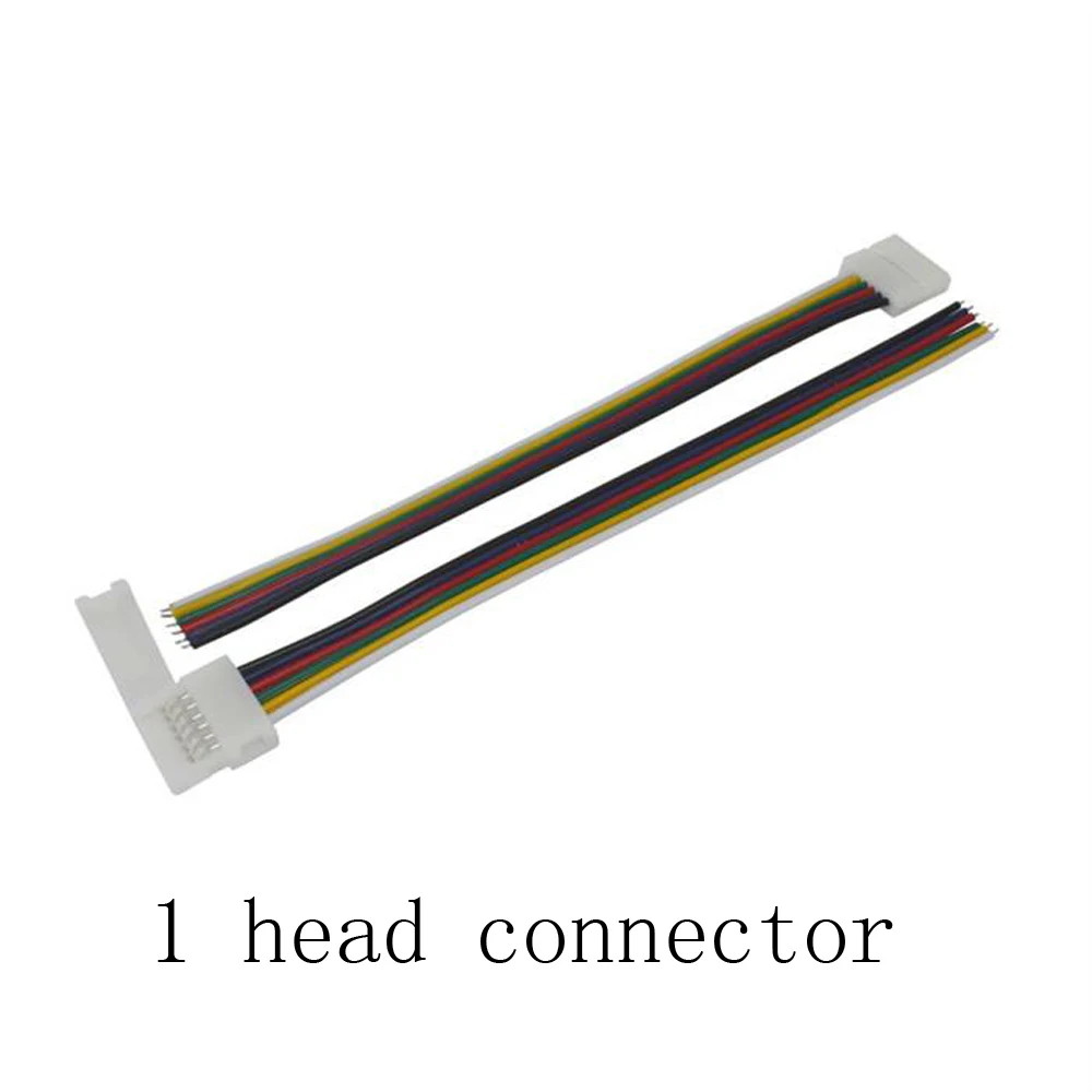 5 шт. RGB CCT коннектор RGBW 6pin 5pin 4pin без припоя PCB к соединительный кабель адаптер для SMD