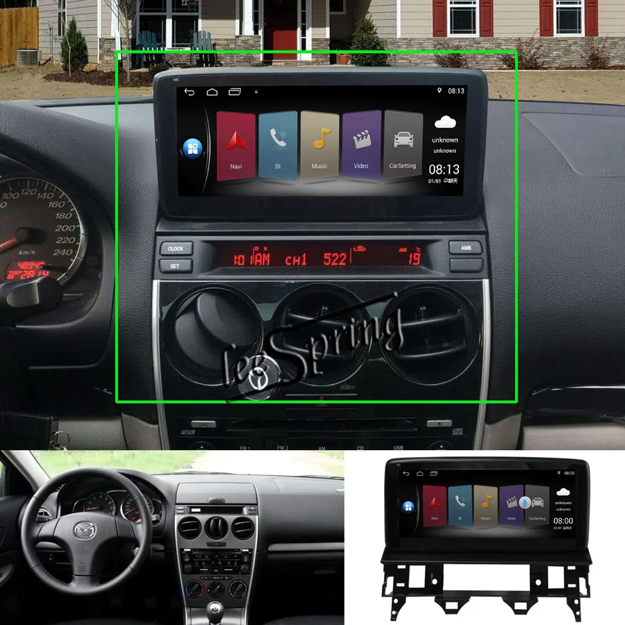 Perfect 10.25 inch Upgraded Original Car CD Player for Mazda 6 GPS Navigation MP5 WiFi Smartphone Mirror-link Bluetooth(NO DVD) 0