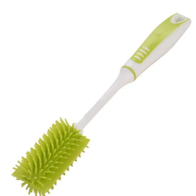 ORGANBOO 1PC Multifunctional long silicone green cup brush cleaning
