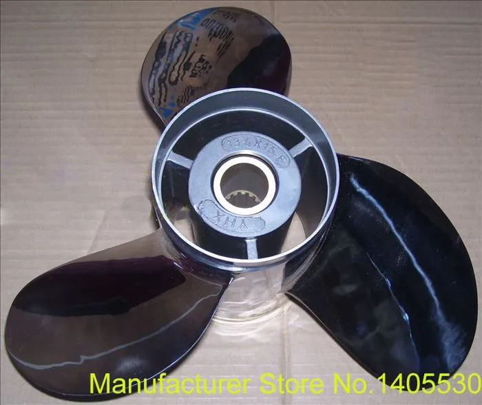 Пропеллер из нержавеющей стали для подвесного мотора Tohatsu Yamaha 2 такта 60-75HP, 4 такта 90-115HP 15 дюймов 13 3/4* 15-F