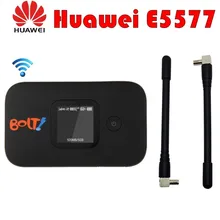 Разблокированный HUAWEI E5577 4G LTE с антенной Мобильная точка доступа беспроводной маршрутизатор Карманный mifi PK E5573