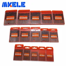 10pcs/box Mini Twist Drill HSS/high-speed Steel Woodworking Drill Tools Chisel Set 1/1.5/2/2.5/3/3.2/3.5/4/4.2/4.5/5/5.2/5.5/6mm