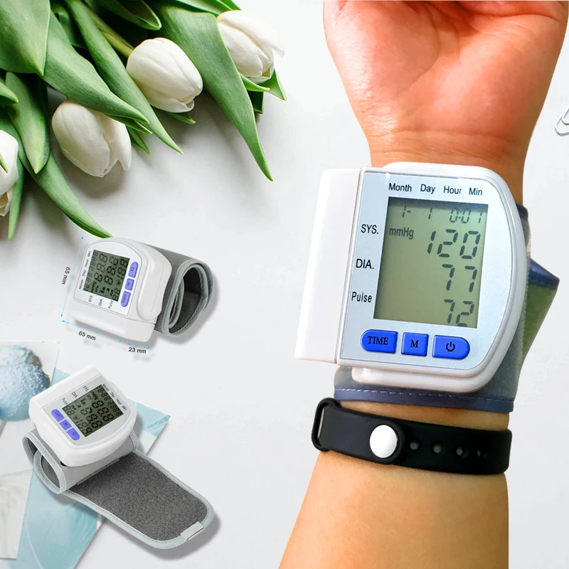 

one unit BP Monitor Automatic Digital Wrist Blood Pressure and Pulse Monitor Sphygmomanometer Portable Blood Pressure Monitor