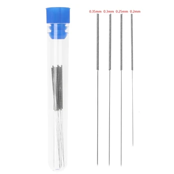 

1 Set /10 Pcs High Quality Stainless Steel Nozzle Cleaning Needle 0.2/0.25/0.3/0.35 mm For 3D Printer
